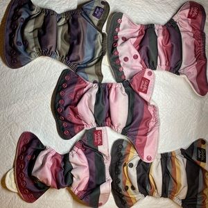 5 GroVia Newborn AIO Diapers